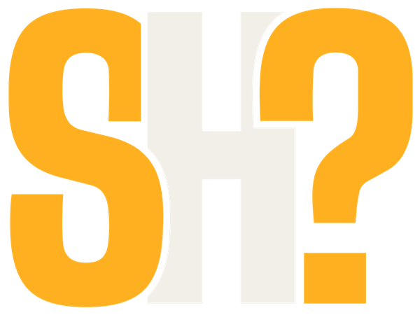 Signal or Hype logo: the letters S, H and a question mark